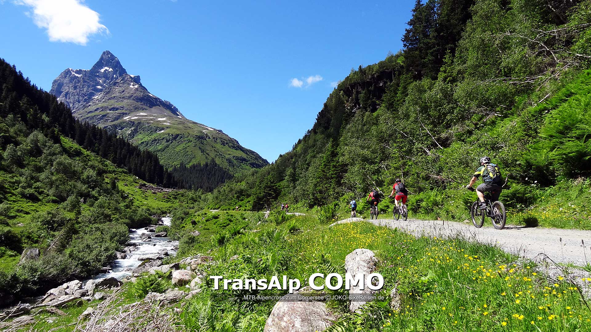 MTB-Flowtrail Alpencross zum Comer See COMO