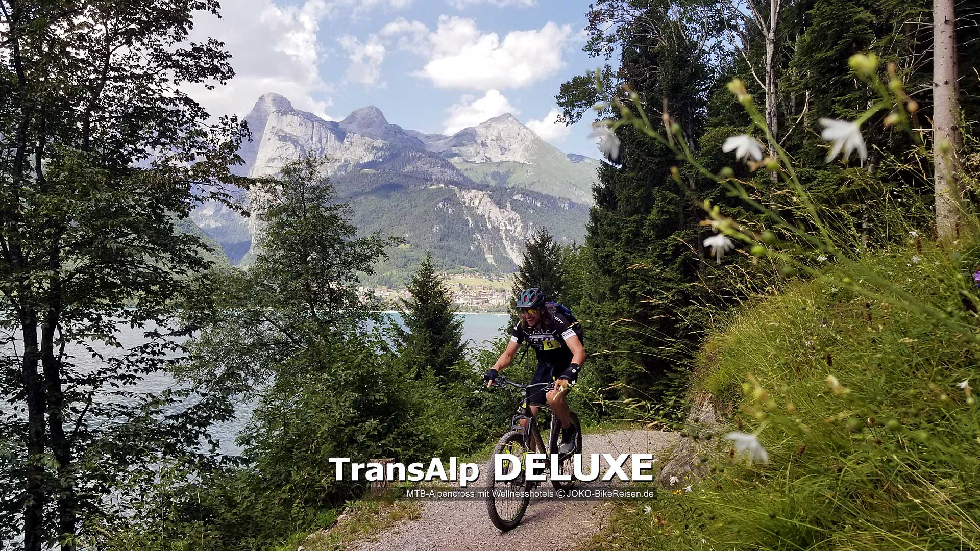 MTB-Alpencross ab Ehrwald/Garmisch zum Gardasee nach Riva in DELUXE/Wellness-Hotels