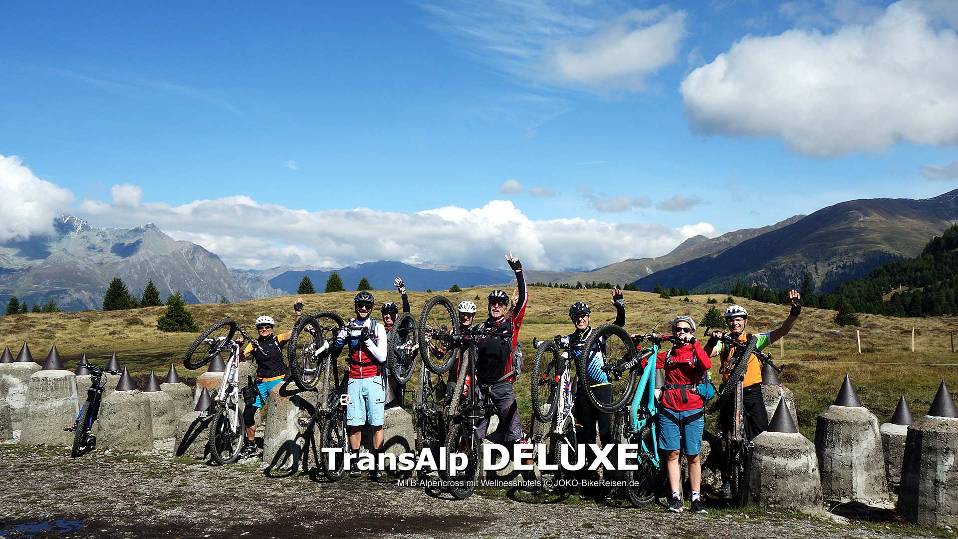 MTB-Alpencross ab Ehrwald/Garmisch zum Gardasee in DELUXE/Wellness-Hotels