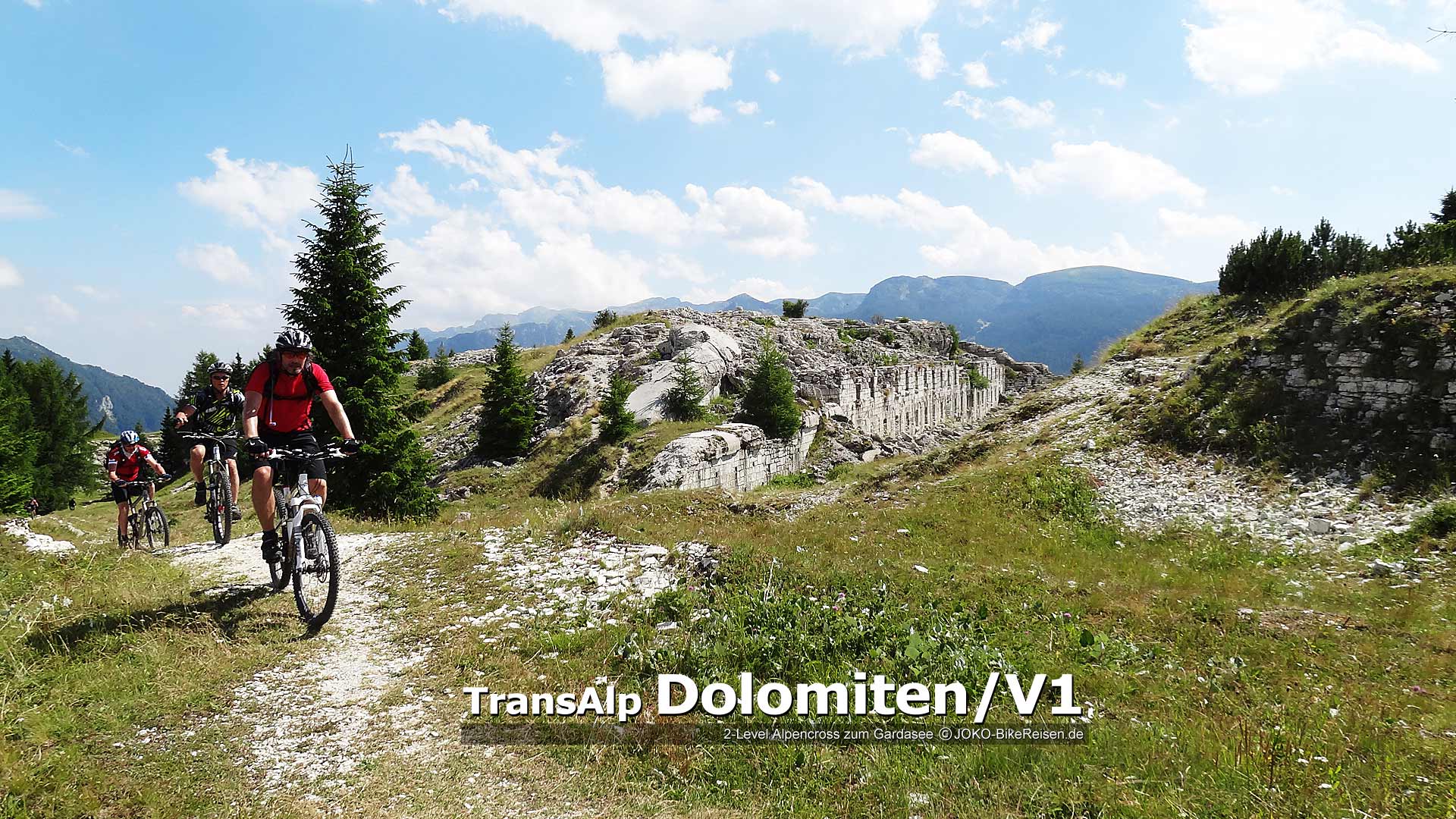 MTB-TransAlp Dolomiten 2-Level Kombi-Alpenüberquerung zum Gardasee/Riva/Torbole