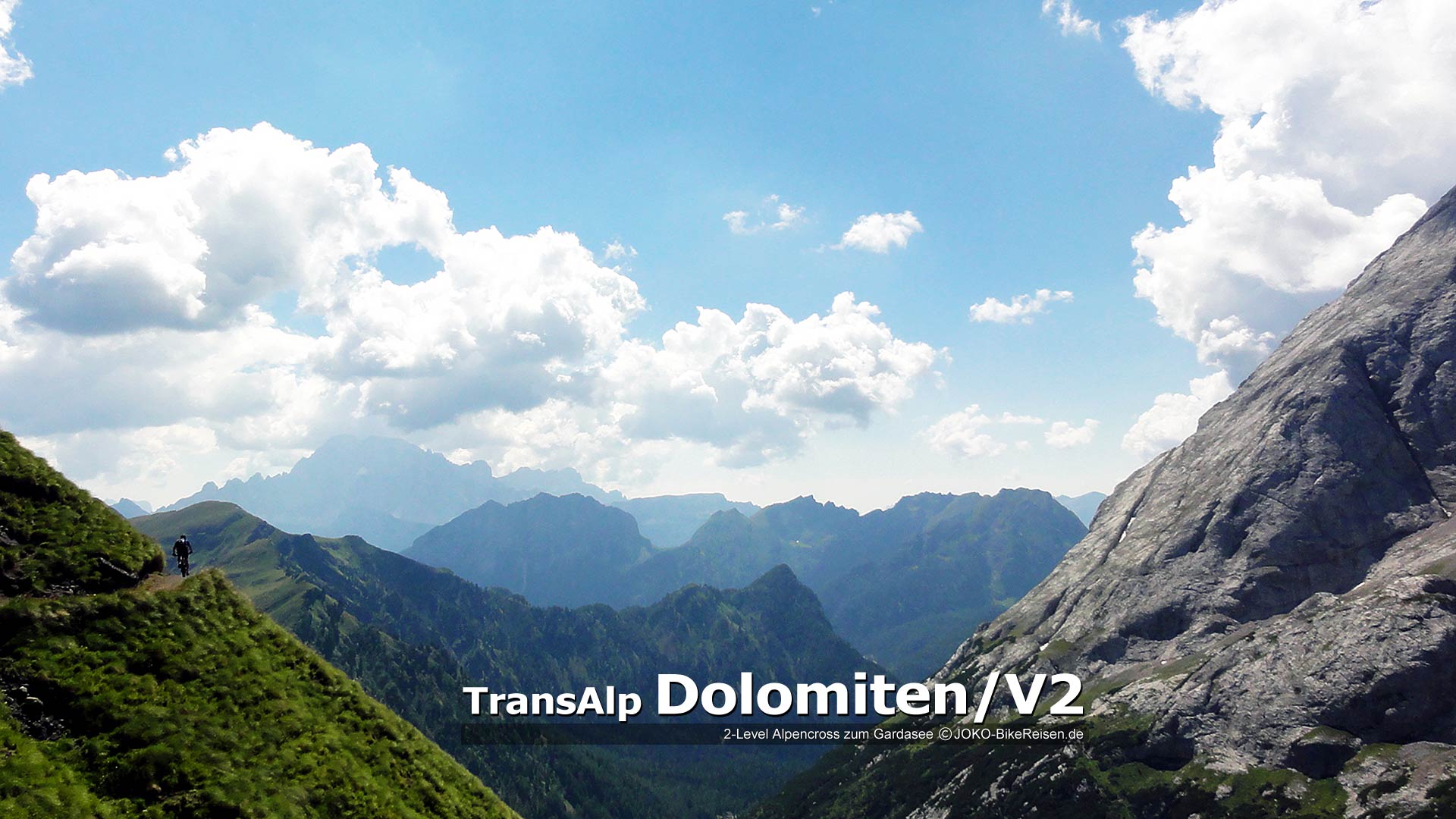 MTB-TransAlp Dolomiten 2-Level Kombi-Alpenüberquerung zum Gardasee/Riva/Torbole