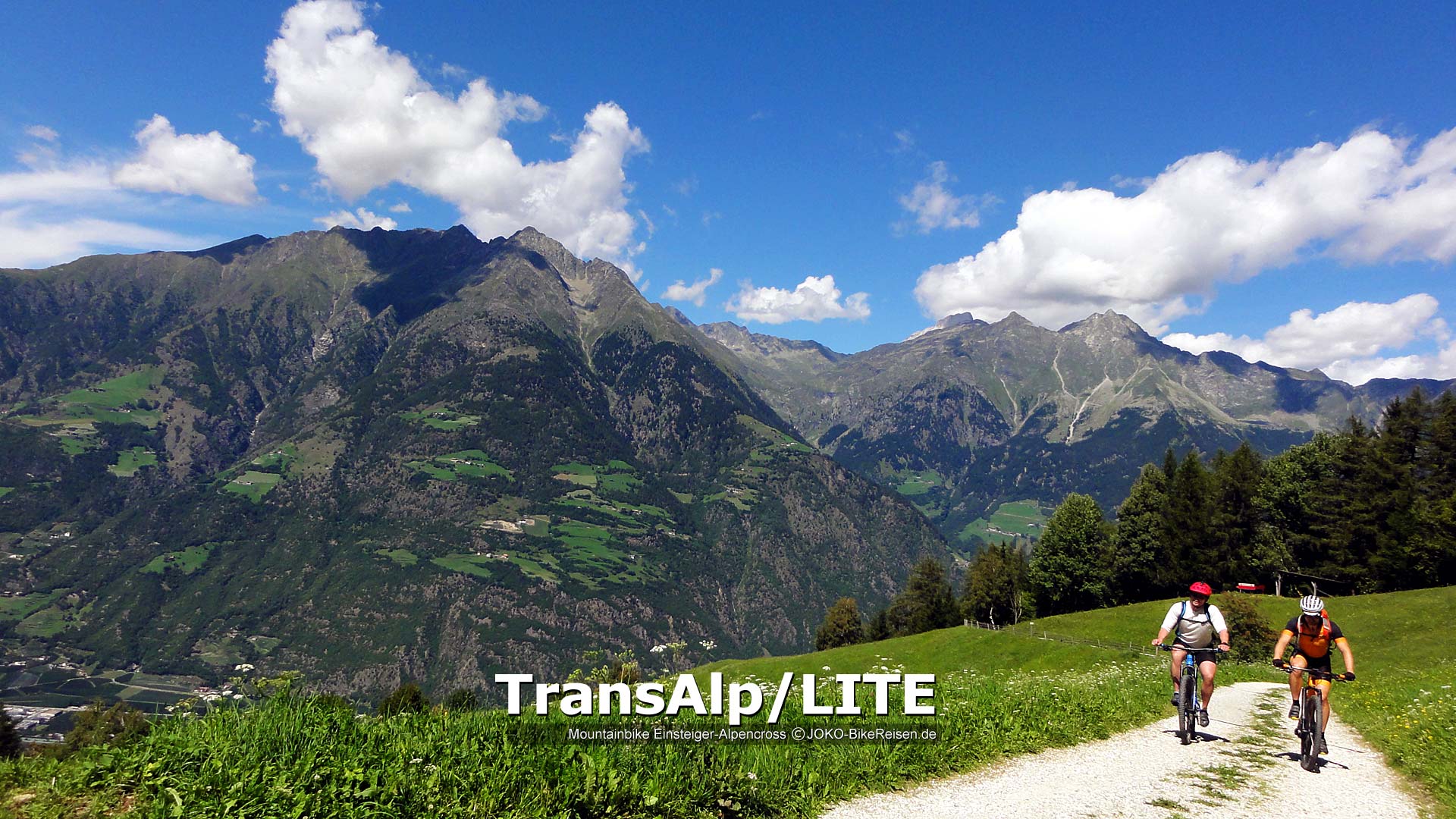 Leichter Mounbainbike-Alpencross zum Gardasee/Riva