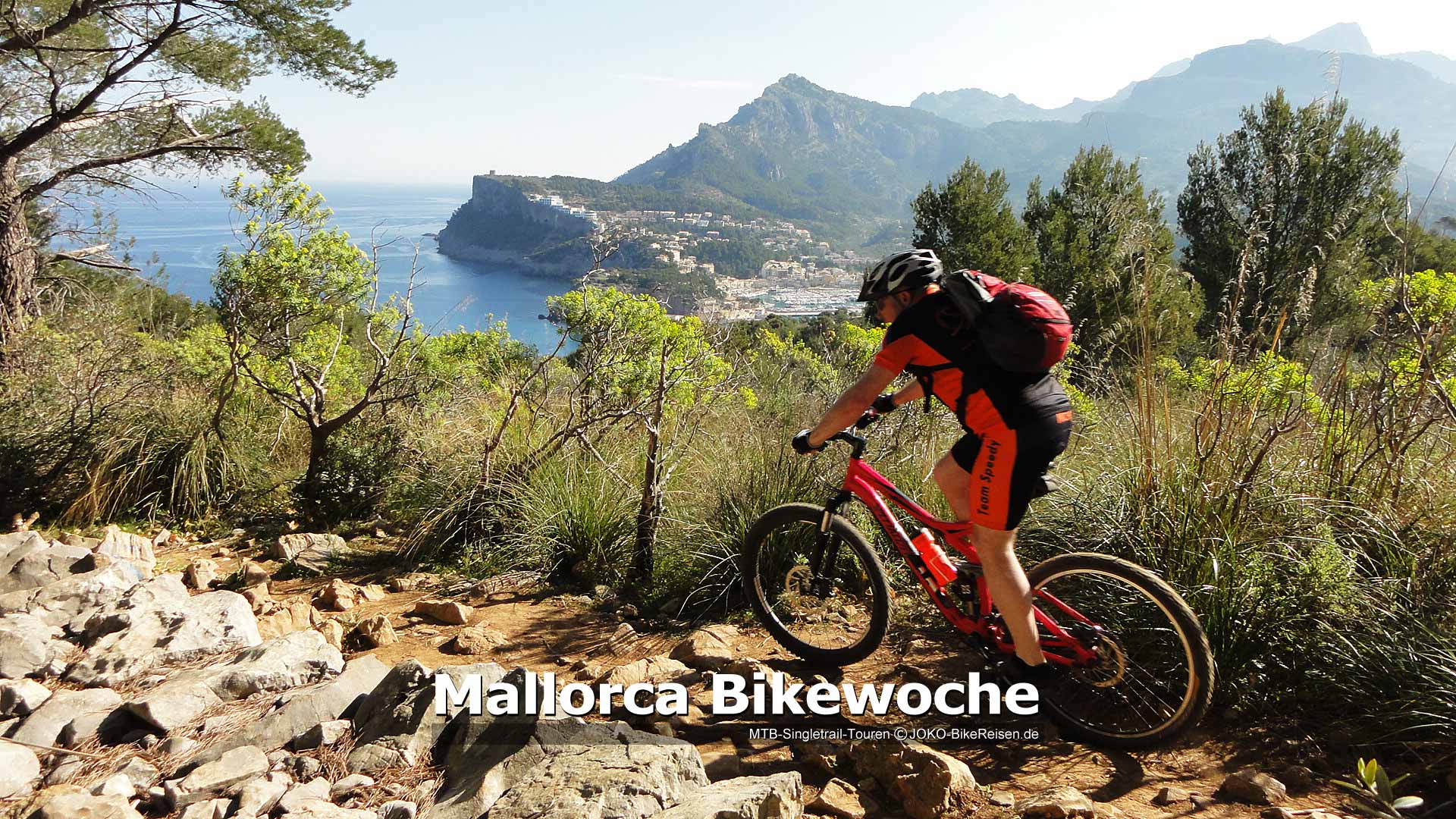 Mallorca MTB-Tour Singletrailwoche/Sterntour ab Porto-Soller