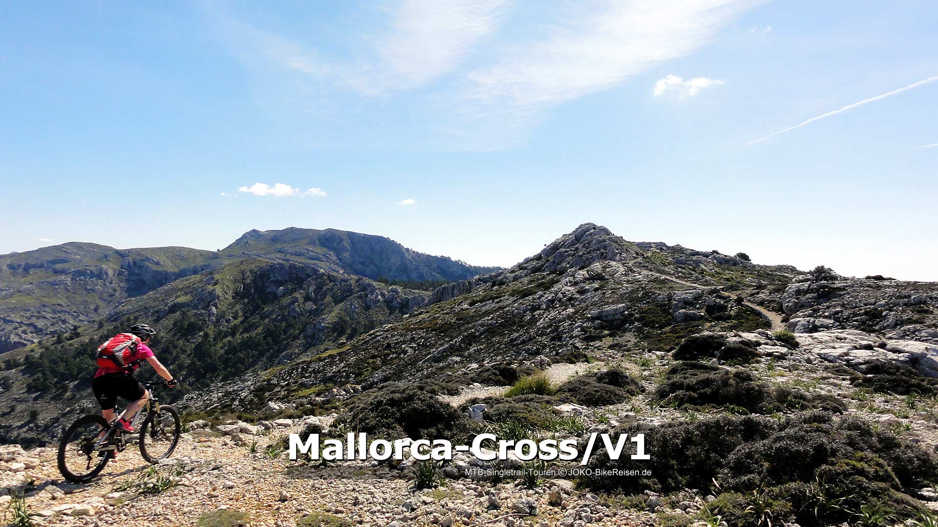 MTB Mallorca Tramuntana Durchquerung / 2-Level Tour (hier Vario: 1)