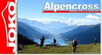 Motiv 4: Mountainbike-Alpencross Design-Handtuch